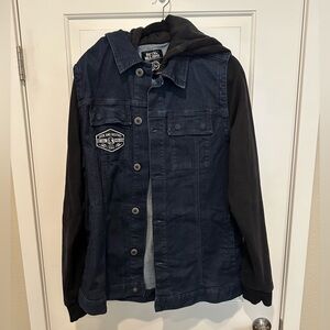 Metal Mulisha Denim Biker Jacket